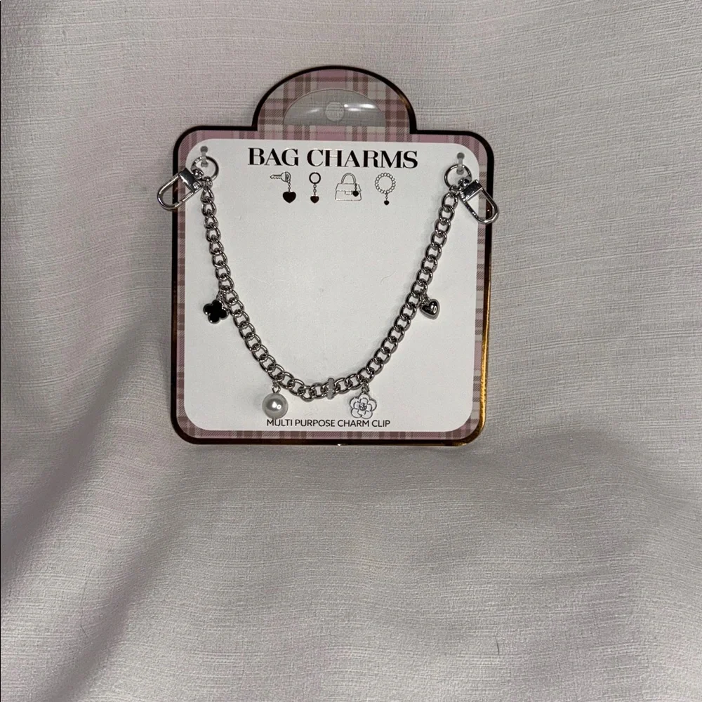 Silver Bag Charm With Accessories - Picture 2 of 5